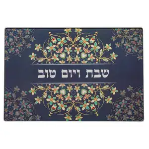 מגש חלה זכוכית עבה בלתי שבירה 25X37 ס”מ